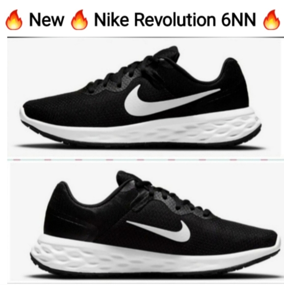 💥SOLD💥Nike Revolution 6NN Women's Black/White  Size 9.5 - Picture 15 of 15